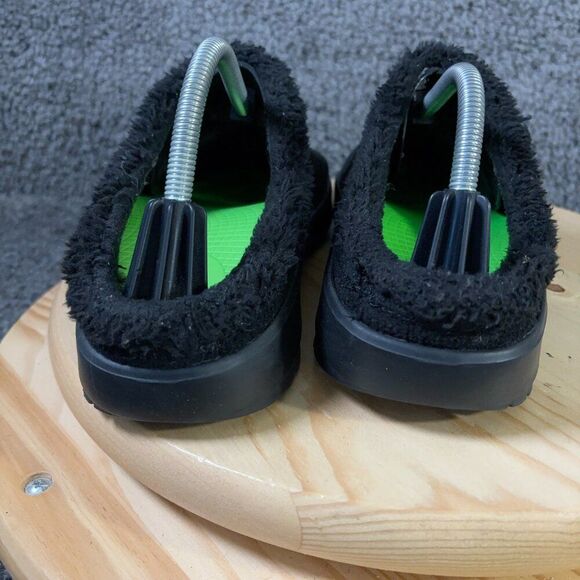 OOFOS OOcoozie Mule Mens Size 10 Black Slip On Recovery Sandals Casual Comfort